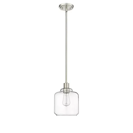Kirklands Home Chandeliers & Pendant Lighting|Asheville Glass Globe Pendant Light Silver