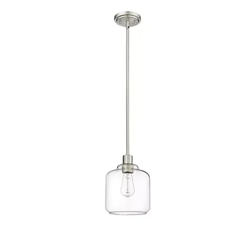 Kirklands Home Chandeliers & Pendant Lighting|Asheville Glass Globe Pendant Light Silver