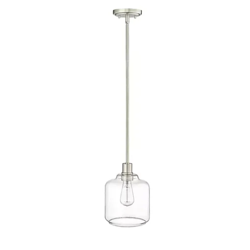 Kirklands Home Chandeliers & Pendant Lighting|Asheville Glass Globe Pendant Light Silver