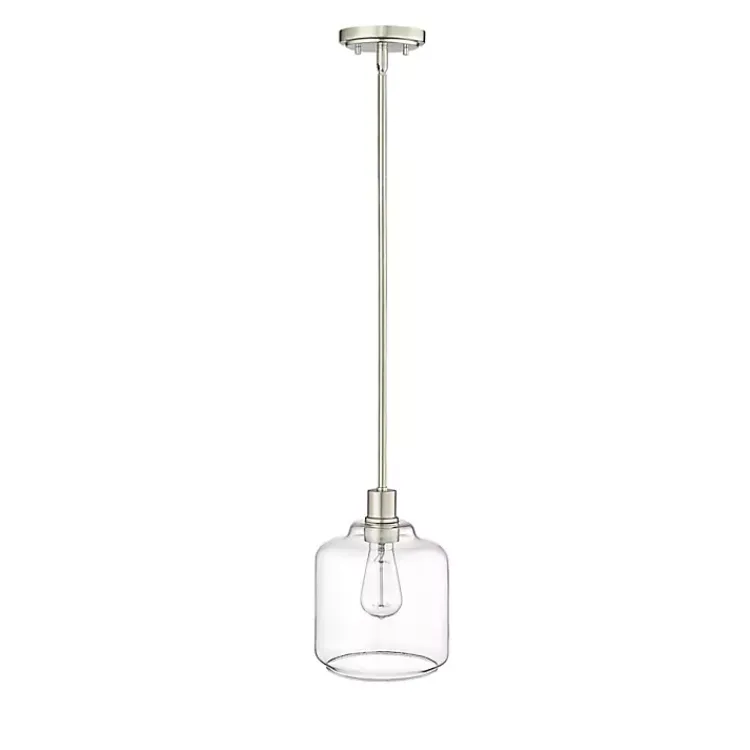 Kirklands Home Chandeliers & Pendant Lighting|Asheville Glass Globe Pendant Light Silver