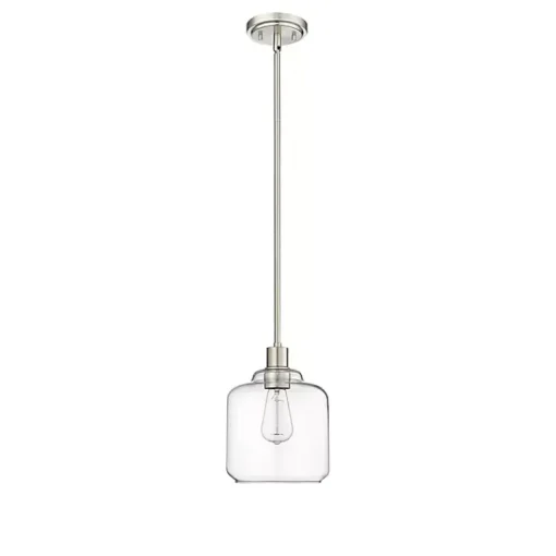 Kirklands Home Chandeliers & Pendant Lighting|Asheville Glass Globe Pendant Light Silver