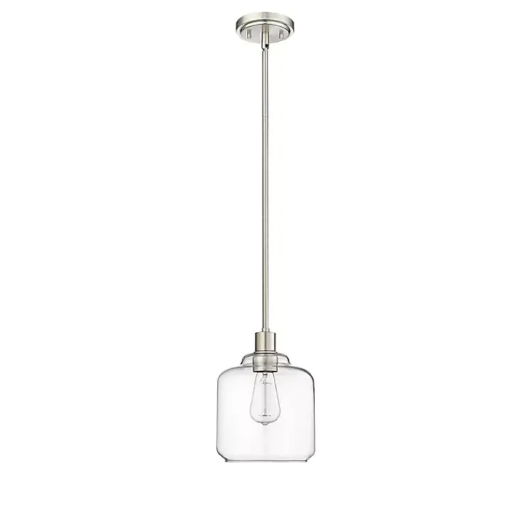 Kirklands Home Chandeliers & Pendant Lighting|Asheville Glass Globe Pendant Light Silver