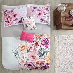 Kirklands Home Comforters|Ashley Floral Twin XL 4-pc. Comforter Set