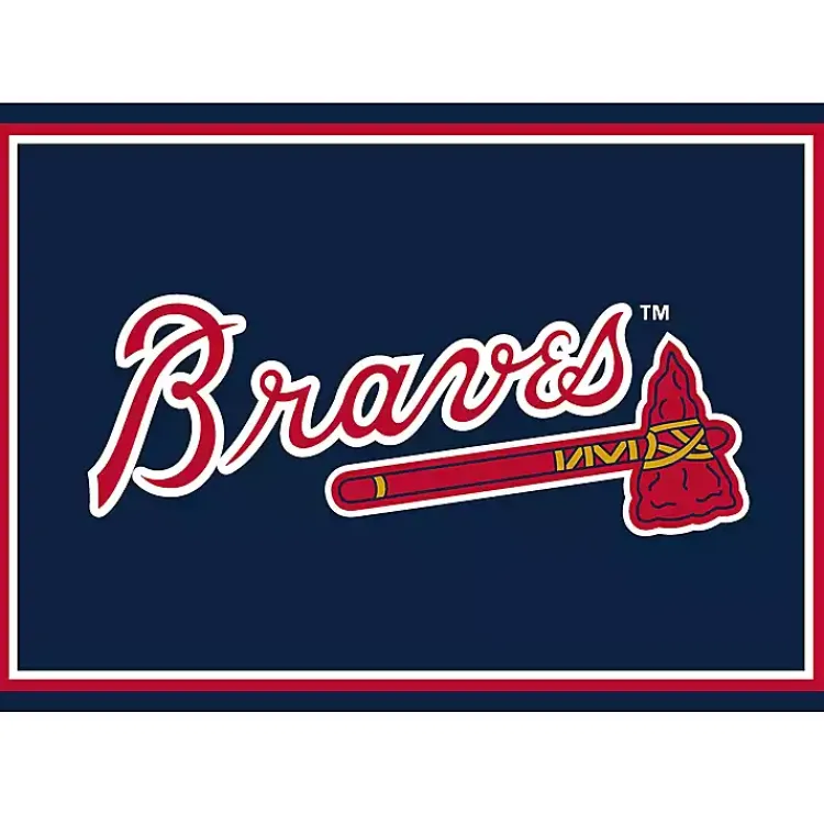 Kirklands Home Area Rugs|Atlanta Braves Spirit Rug, 3x4