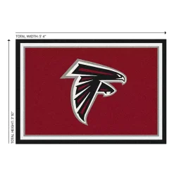 Kirklands Home Area Rugs|Atlanta Falcons Area Rug, 4x6 Red