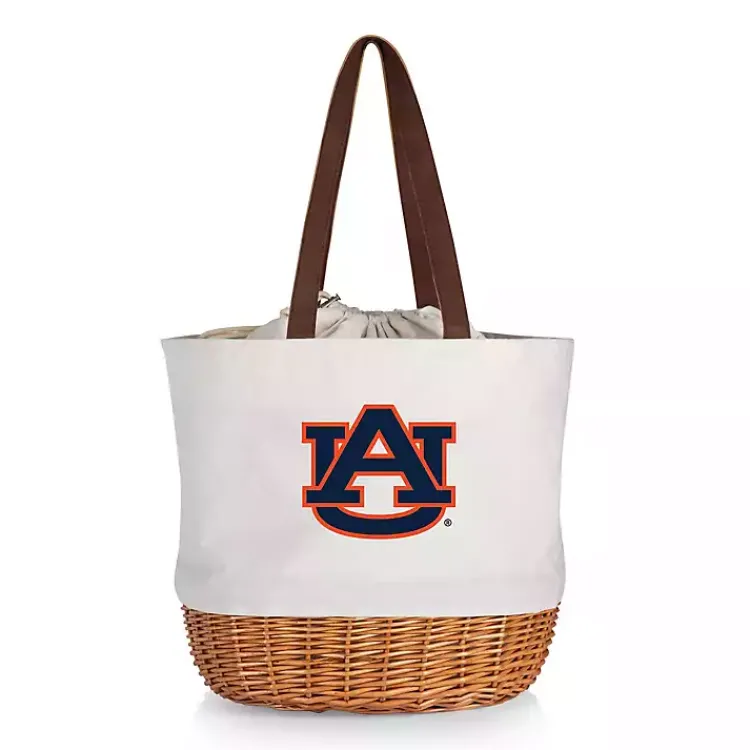 Kirklands Home Serving & Entertaining|Auburn Tigers Canvas Tote Bag Orange