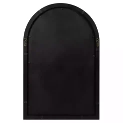 Kirklands Home Decorative Mirrors|Audubon Wood Arch Wall Mirror, 24x36 in. Black