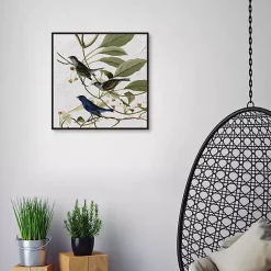 Kirklands Home Canvas Art|Audubon Indigo Bird Framed Canvas Art Print