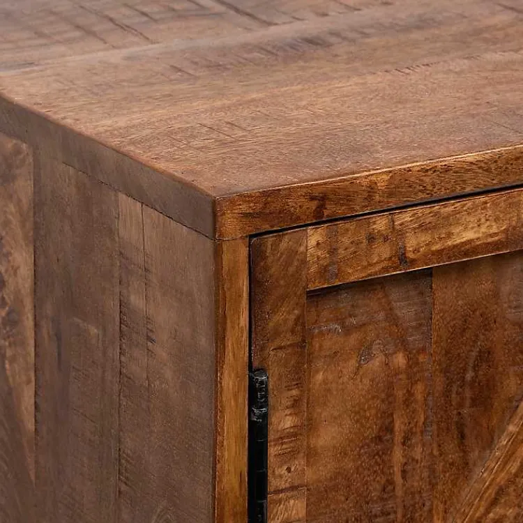 Kirklands Home Cabinets & Sideboards|Austin Warm Wood Farmhouse Cabinet Brown