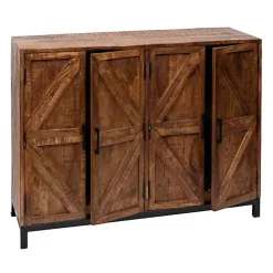 Kirklands Home Cabinets & Sideboards|Austin Warm Wood Farmhouse Cabinet Brown
