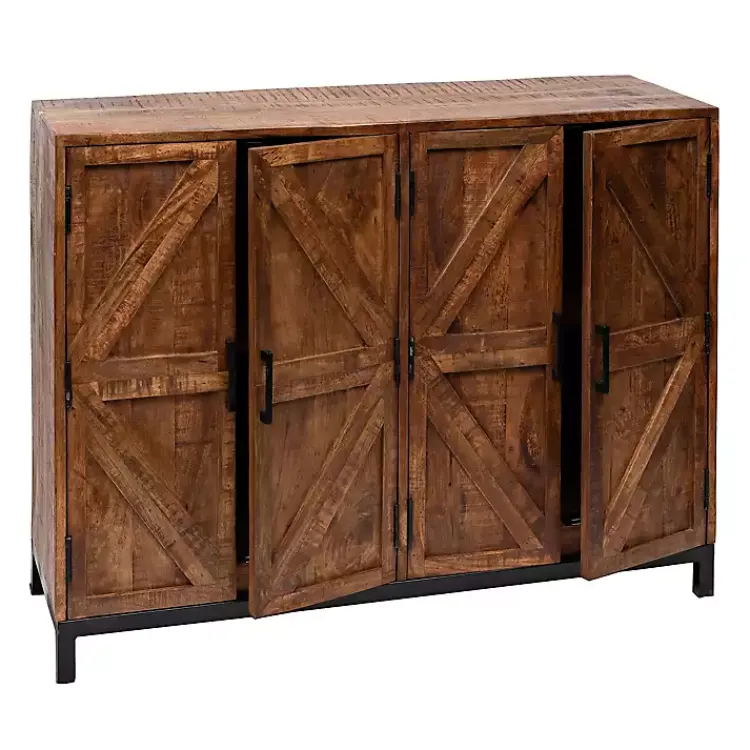 Kirklands Home Cabinets & Sideboards|Austin Warm Wood Farmhouse Cabinet Brown