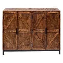 Kirklands Home Cabinets & Sideboards|Austin Warm Wood Farmhouse Cabinet Brown
