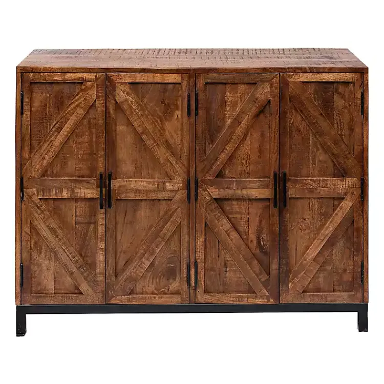 Kirklands Home Cabinets & Sideboards|Austin Warm Wood Farmhouse Cabinet Brown