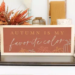 Outlet Autumn Favorite Color Framed Wall Plaque Fall