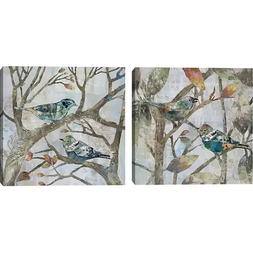 Kirklands Home Canvas Art|Autumn Flight Canvas Art Prints, Set of 2