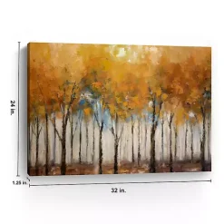 Best Autumn Forest Canvas Art Print, 32x24 in. Fall