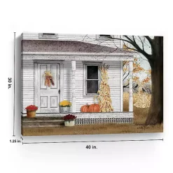 Best Autumn Greetings Canvas Art Print, 40x30 in. Fall