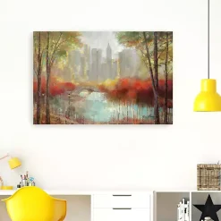 Kirklands Home Canvas Art|Autumn in the City Canvas Art Print, 60x40 in.