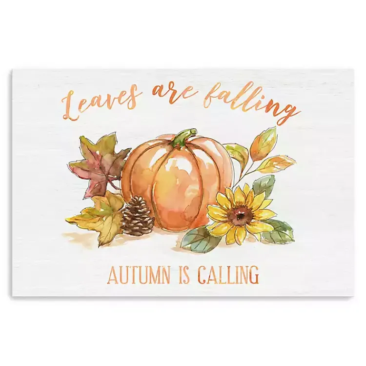 Outlet Autumn is Calling Canvas Art Print, 24x36 Fall