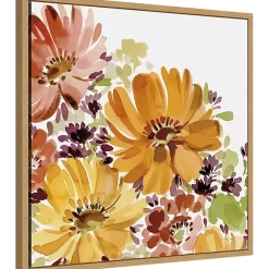 Hot Autumn Joy Framed Canvas Art Print Fall
