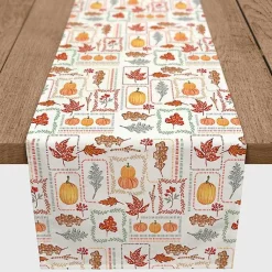 Clearance Autumn Patchwork Table Runner, 90 in. Fall