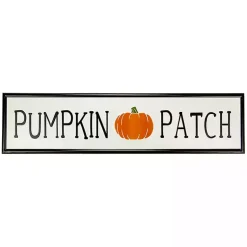 Autumn Pumpkin Patch Metal Wall Plaque Fall