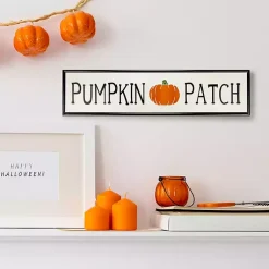 Autumn Pumpkin Patch Metal Wall Plaque Fall