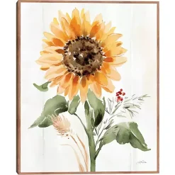 Hot Autumn Ramble II Framed Canvas Art Print Fall