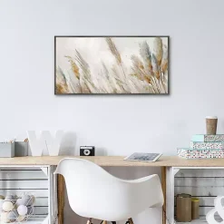 Kirklands Home Canvas Art|Autumn Reeds Framed Canvas Art Print