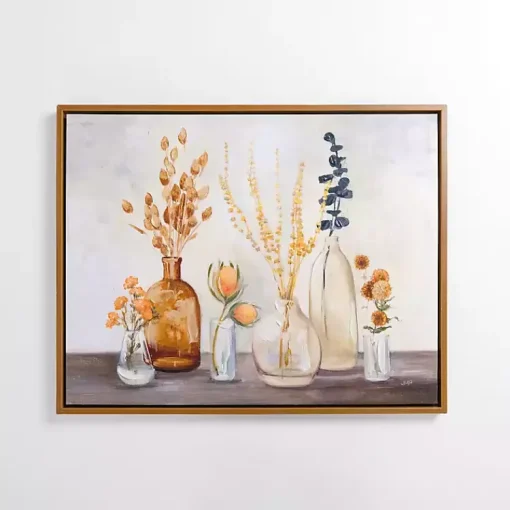 Kirklands Home Canvas Art|Autumn Still Life Framed Canvas Art Print Multi