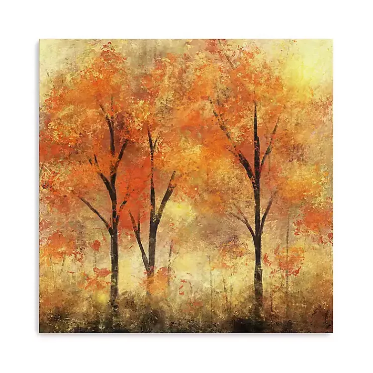 Best Autumn Trees Canvas Art Print, 20x20 in. Fall