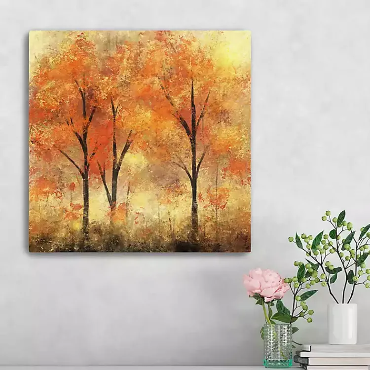 Best Autumn Trees Canvas Art Print, 20x20 in. Fall