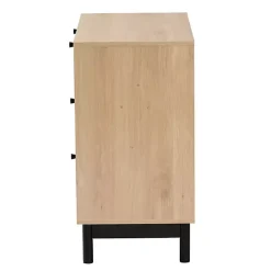 Kirklands Home Cabinets & Sideboards|Ava Light 3-Drawer Cabinet Brown