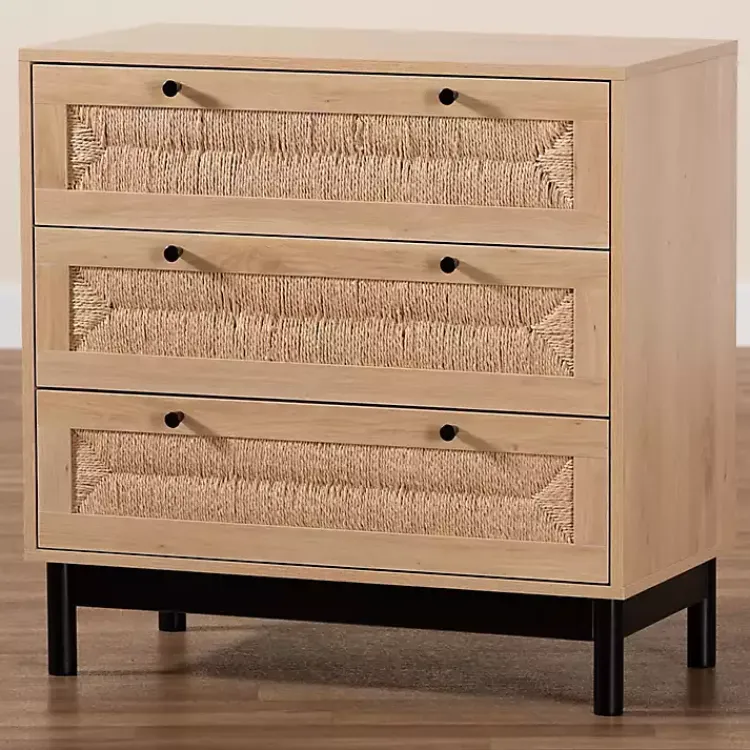 Kirklands Home Cabinets & Sideboards|Ava Light 3-Drawer Cabinet Brown