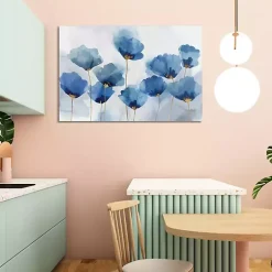 Kirklands Home Canvas Art|Azure Gathering Canvas Art Print Blue