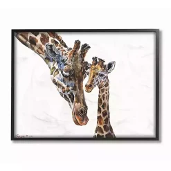 Kirklands Home Framed Art|Baby Giraffe Watercolor Framed Art Print