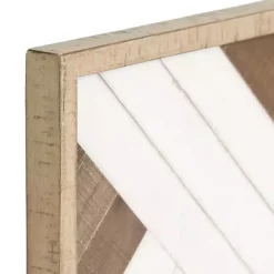 Kirklands Home Wall Plaques|Ballez Geometric Wood Wall Plaques, Set of 3