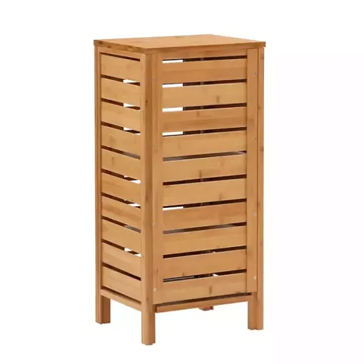 Kirklands Home Bathroom Furniture|Bamboo Sumter Cabinet