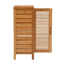 Kirklands Home Bathroom Furniture|Bamboo Sumter Cabinet