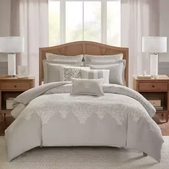Kirklands Home Comforters|Barely There 9-pc. King Comforter Set Gray