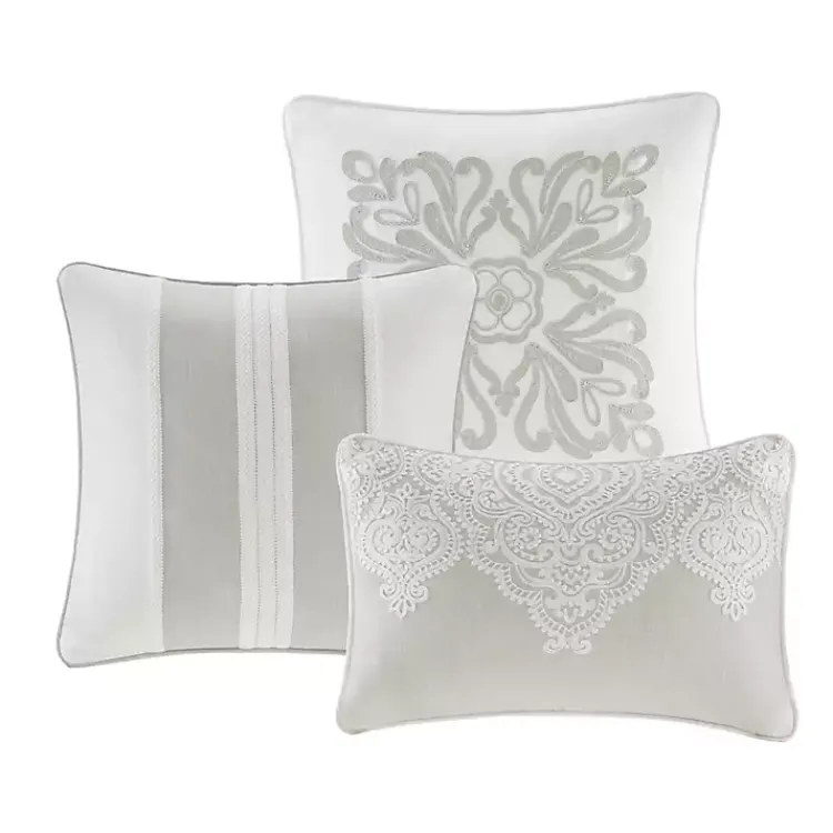 Kirklands Home Comforters|Barely There 9-pc. King Comforter Set Gray