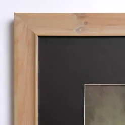 Kirklands Home Framed Art|Barn Landscape Black Mat Framed Art Print