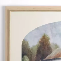 Kirklands Home Framed Art|Barn with Arched Mat Framed Art Print