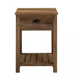 Kirklands Home Accent & End Tables|Barnwood Country Accent Table Brown