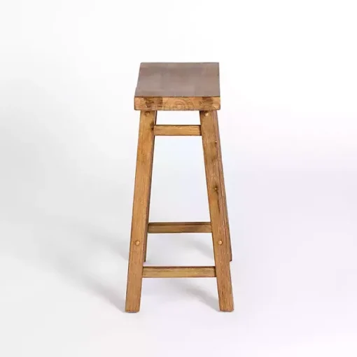 Kirklands Home Bar Stools & Counter Height Stools|Barnwood Sonoma Saddle Counter Stools, Set of 2 Brown