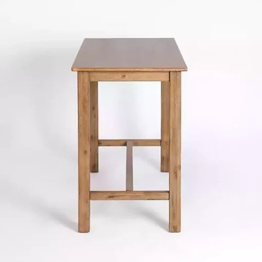 Kirklands Home Dining Tables|Barnwood Wire Brush Sonoma Counter Height Table Brown
