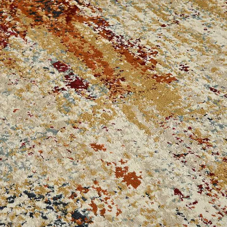 Kirklands Home Area Rugs|Bastia Ivory Orange Accent Rug, 2x3 Multi