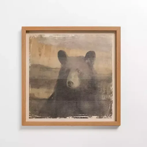 Kirklands Home Framed Art|Bear Cabin Friend Framed Art Print