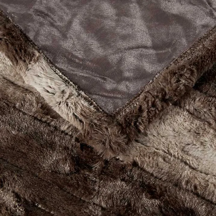 Outlet Beautyrest Faux Fur Oversized Heated Throw Blankets & Throws