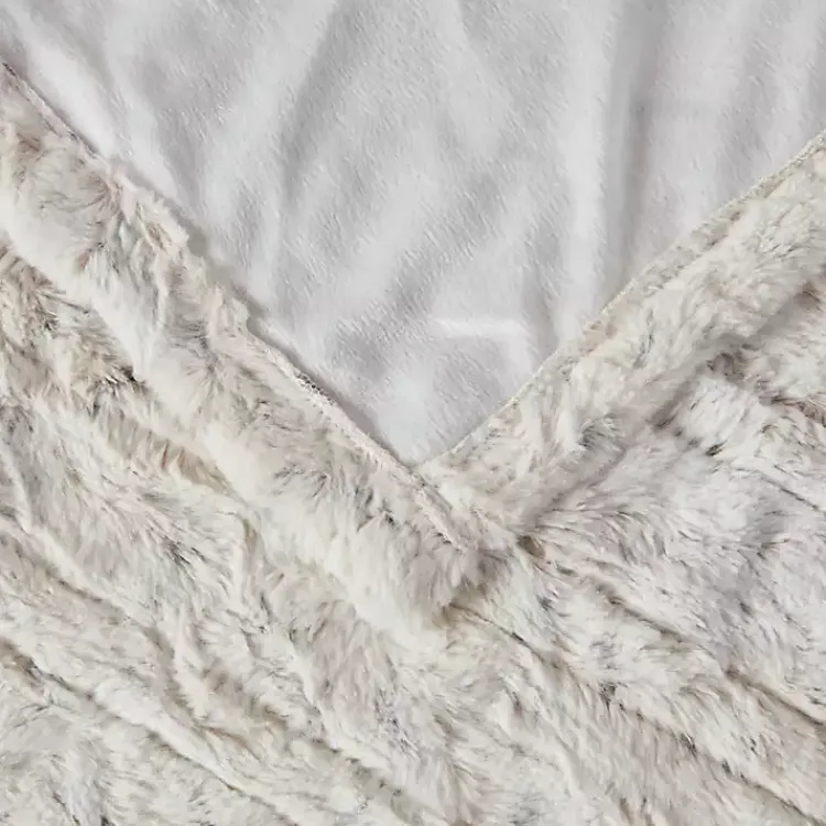 Sale Beautyrest Snow Faux Fur Oversized Heated Throw Blankets & Throws